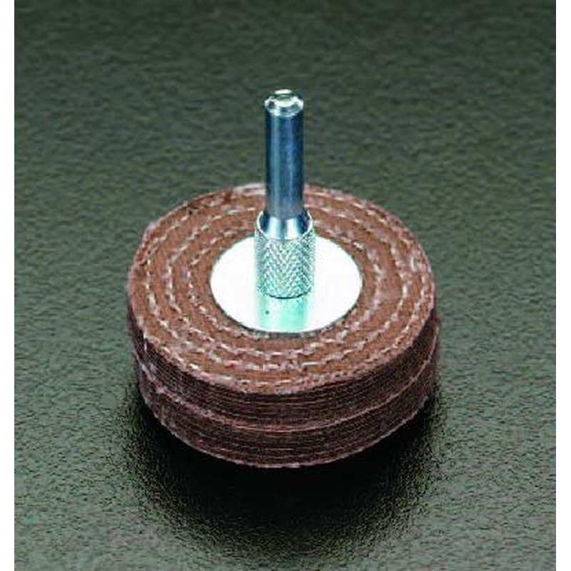 エスコ EA819AX-3 75mm軸付布バフ 1個(ご注文単位1個)【直送品】