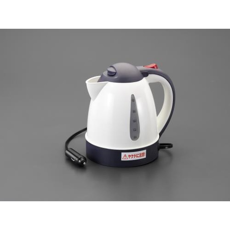 エスコ EA763AR-51A DC12V/12A(1000ml)電気ポット 1個(ご注文単位1個)【直送品】