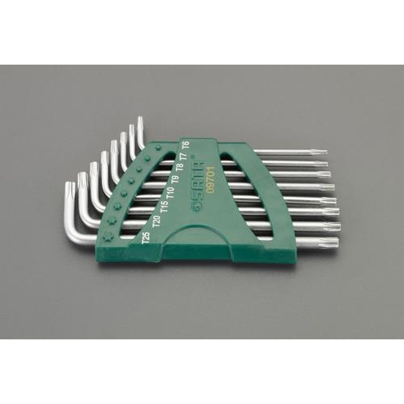 エスコ EA683E-2A T6-T258本組(TORX)キーレンチ 1個（ご注文単位1個）【直送品】