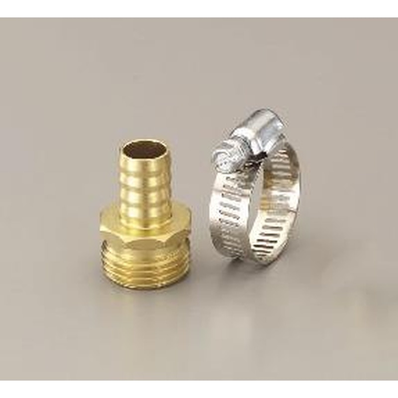 エスコ EA124GC-52 3/4”NHx18mm雄ねじステム(ホースバンド付) 1個（ご注文単位1個）【直送品】