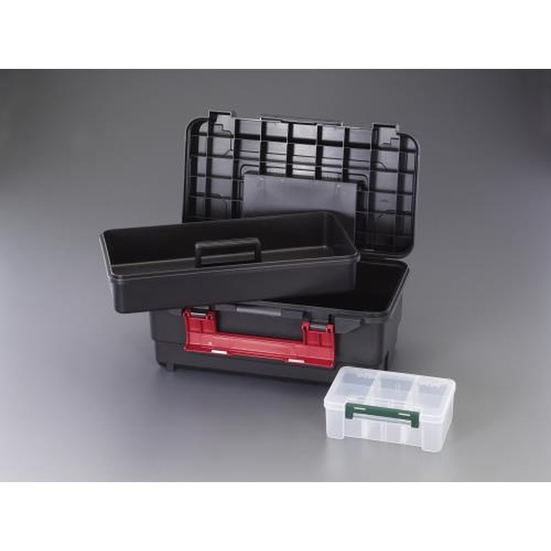 エスコ EA507MD-11 400x230x180mm工具箱(中皿付) 1個（ご注文単位1個）【直送品】