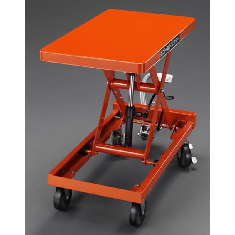 エスコ EA520XC-1 350x570mm/120kgテーブルリフト(ハンドル無) 1個（ご注文単位1個）【直送品】