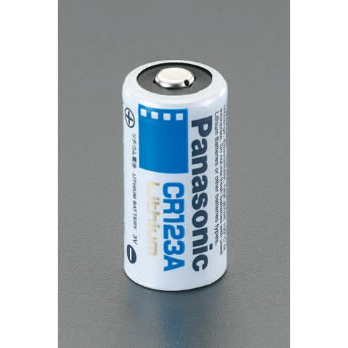 エスコ EA758YC-4 [CR123Ax4個] 3V 乾電池(リチウム) 1束 （ご注文単位1束）【直送品】