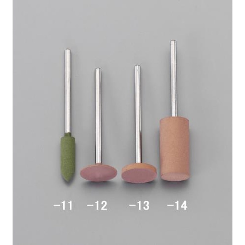 エスコ EA819ED-13 12x2mm軸付ゴム砥石(2.35mm軸) 1個（ご注文単位1個）【直送品】