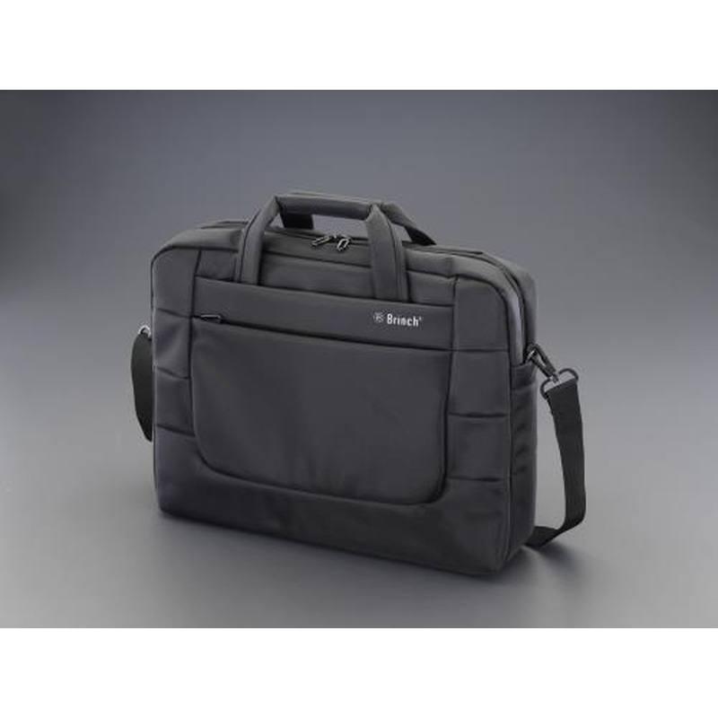 エスコ EA927BB-141 431x105x405mmビジネスバッグ(ブラック) 1個（ご注文単位1個）【直送品】