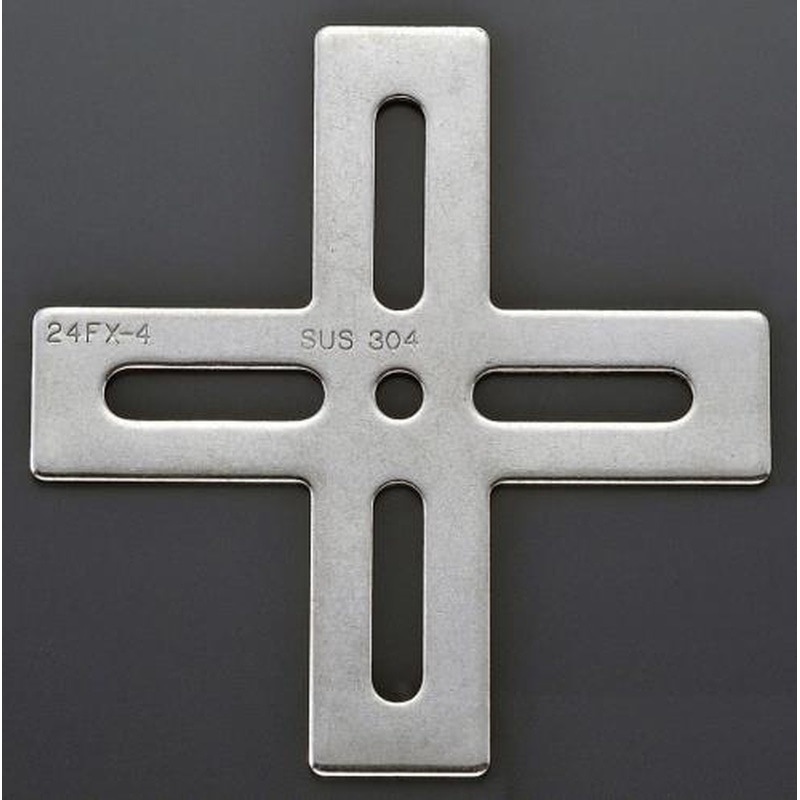 エスコ EA951EA-186A 24x105x100mmX型連結金具(ステンレス製) 1個（ご注文単位1個）【直送品】