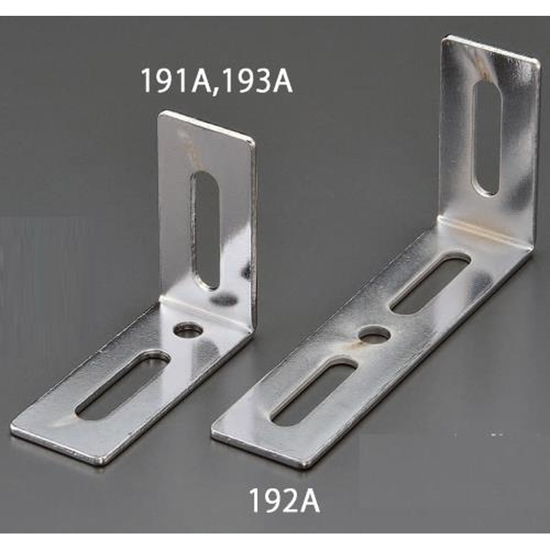 エスコ EA951EA-193A 43x90x50mmL型連結金具(スチール製) 1個（ご注文単位1個）【直送品】