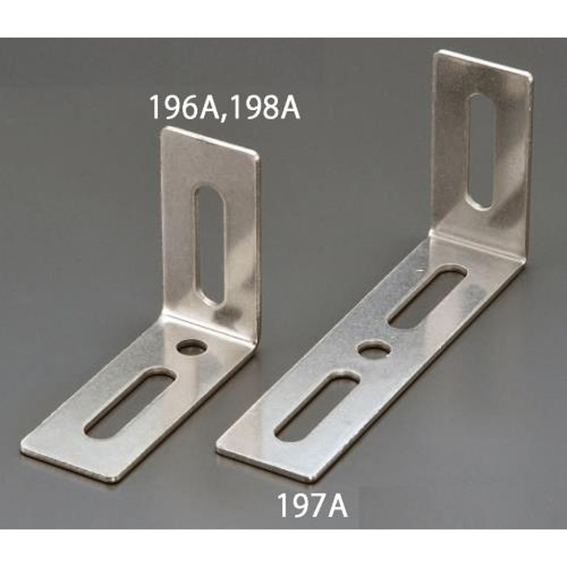 エスコ EA951EA-197A 24x100x50mmL型連結金具(ステンレス製) 1個（ご注文単位1個）【直送品】