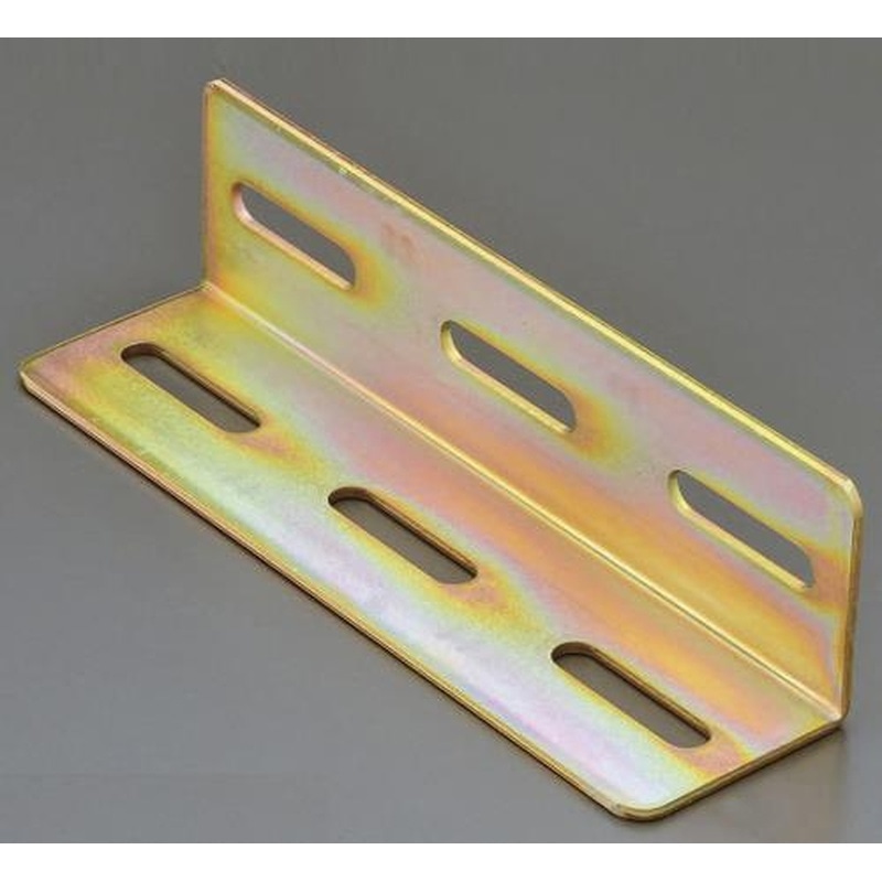 エスコ EA951EA-351A 40x40x100mmL型連結金具(スチール製) 1個（ご注文単位1個）【直送品】