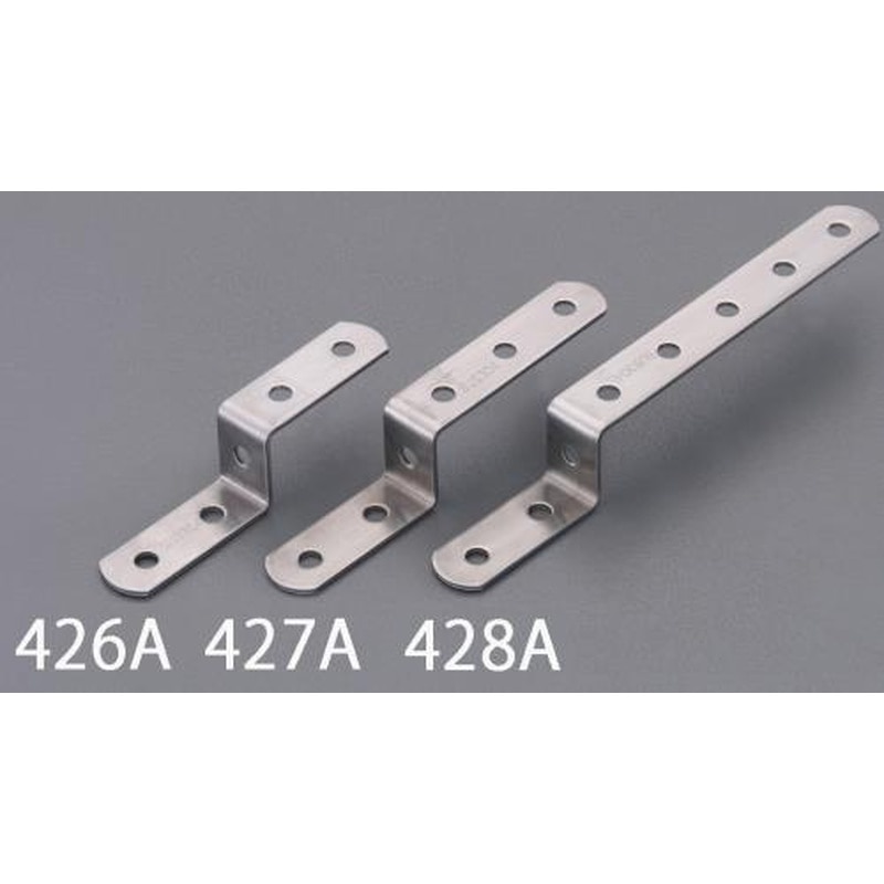 エスコ EA951EA-427A 127x19mmZ型連結金具(ステンレス製) 1個（ご注文単位1個）【直送品】