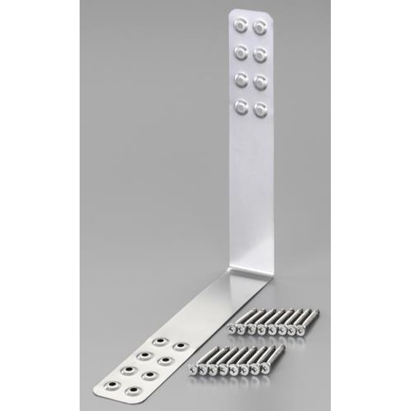 エスコ EA951EB-844 45x300x300mm補強金具(ステンレス製) 1個（ご注文単位1個）【直送品】