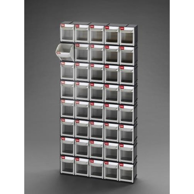 エスコ EA957FM-58 603x123x1224mm/5列8段マルチストール 1個(ご注文単位1個)【直送品】