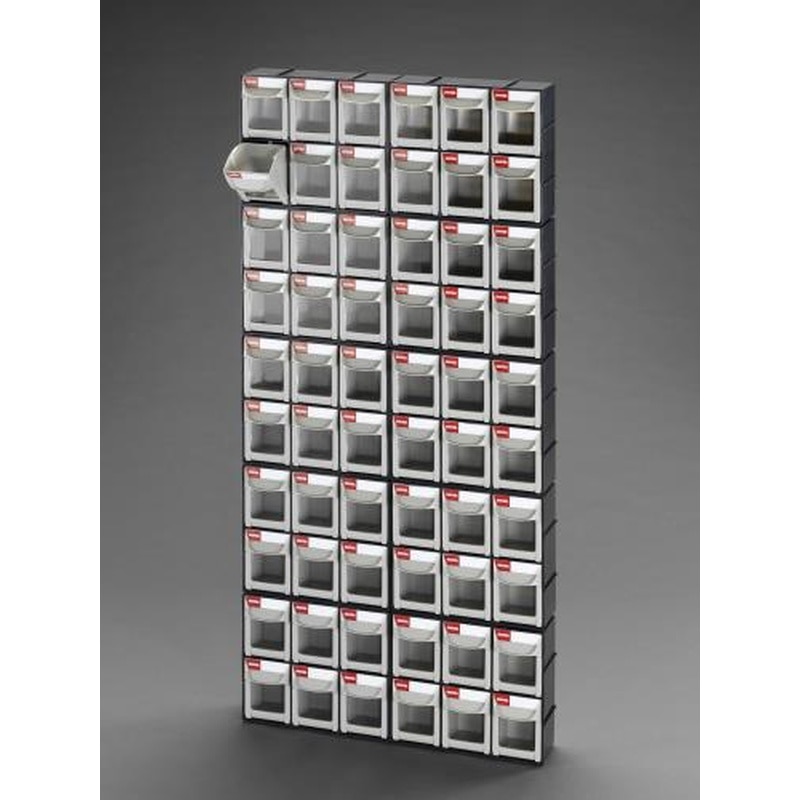 エスコ EA957FM-610 606x106x1265mm/6列10段マルチストール 1個(ご注文単位1個)【直送品】