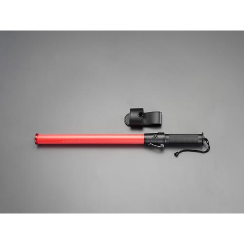 エスコ EA983FR-126[単2x2本]LED誘導灯(赤色/520mm/ホルスター付) 1個（ご注文単位1個）【直送品】