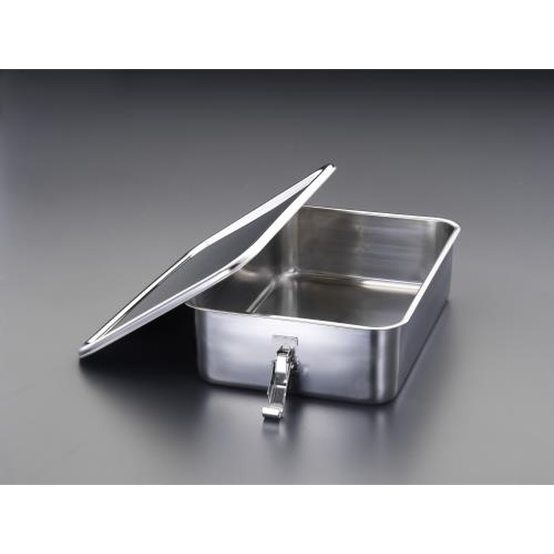 エスコ EA508SB-231 330x230x85mmコンテナ(フック付/ステンレス製) 1個（ご注文単位1個）【直送品】