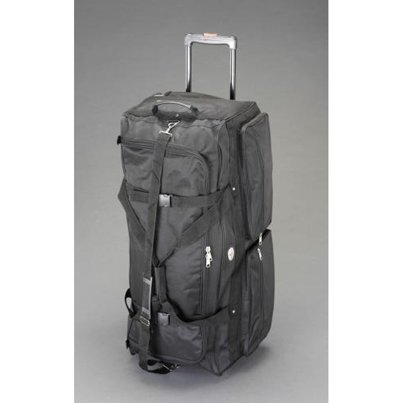 エスコ EA927CJ-6 394x394x914mm/140.9Lキャリーバッグ(ボストン) 1個（ご注文単位1個）【直送品】