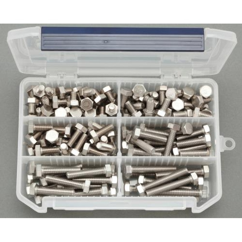 エスコ EA949L-18 M8六角ボルトセット(ステンレス製) 1個（ご注文単位1個）【直送品】