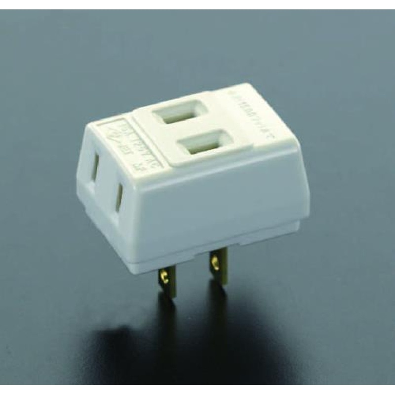エスコ EA940CD-8 AC125V/15A3口タップ 1個（ご注文単位1個）【直送品】