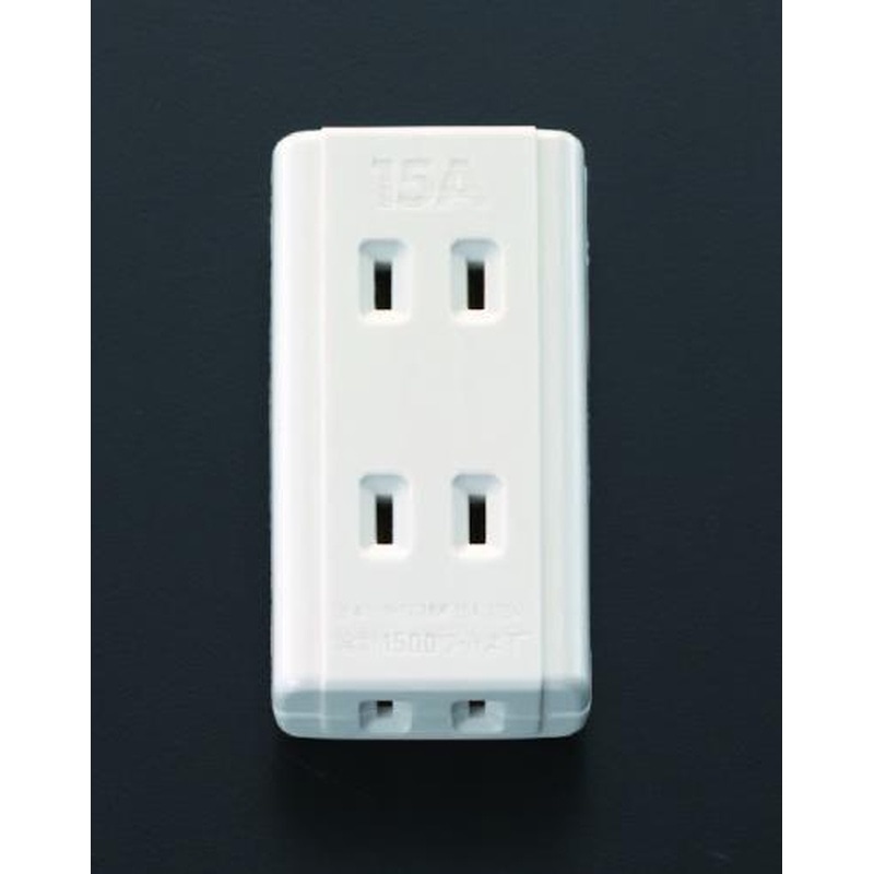 エスコ EA940CD-12 AC125V/15A3口タップ 1個(ご注文単位1個)【直送品】