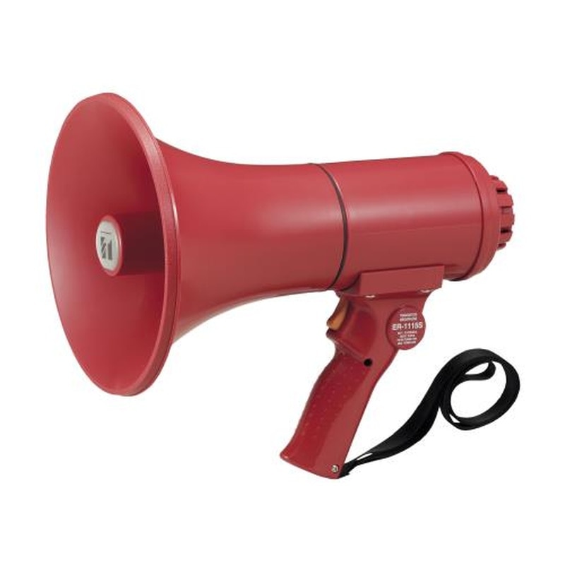 エスコ EA916X-18 15Wメガホン(赤) 1個（ご注文単位1個）【直送品】