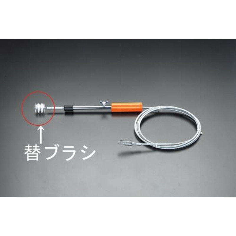 エスコ EA109CX-6A 30mmブラシヘッド(ナイロン製) 1個（ご注文単位1個）【直送品】