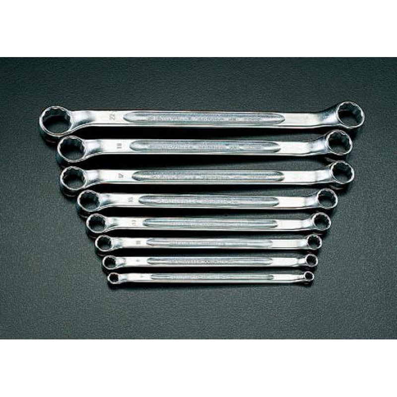 エスコ EA616GC 8本組/6-22mm両口めがねレンチ 1個（ご注文単位1個）【直送品】