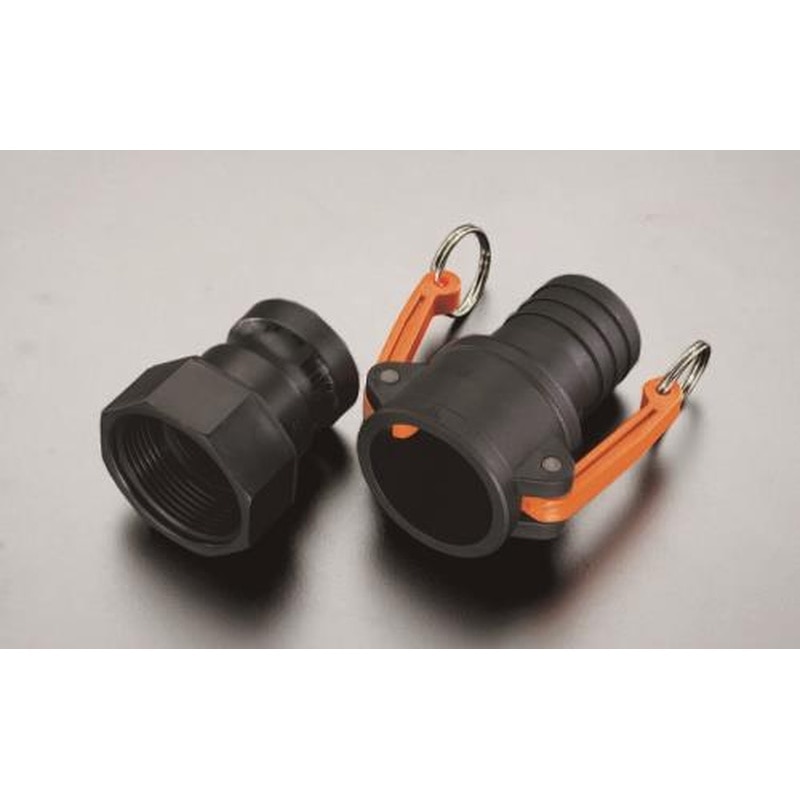 エスコ EA471DB-38 1・1/2”カムロックカップリング(ナイロン製) 1個（ご注文単位1個）【直送品】