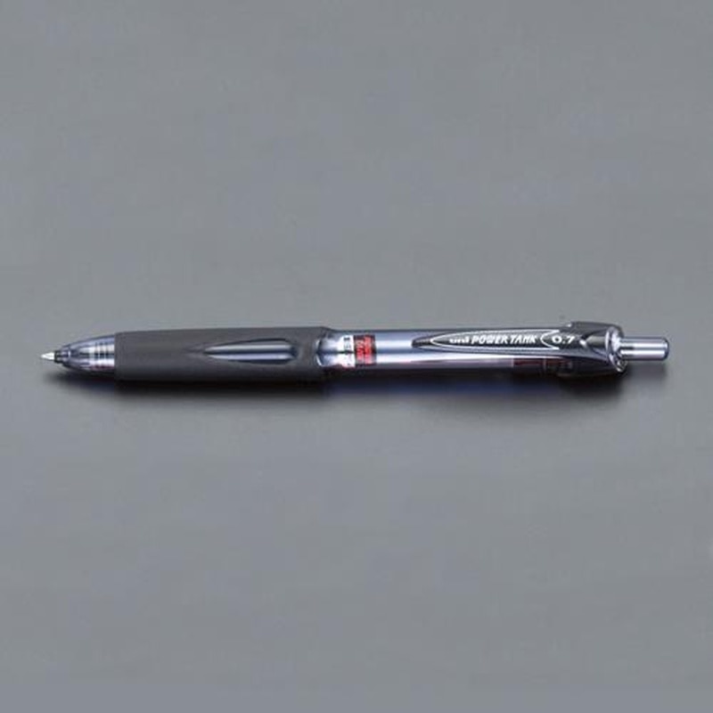 エスコ EA765MG-81 0.7mmボールペン・加圧式(黒) 1個(ご注文単位1個)【直送品】