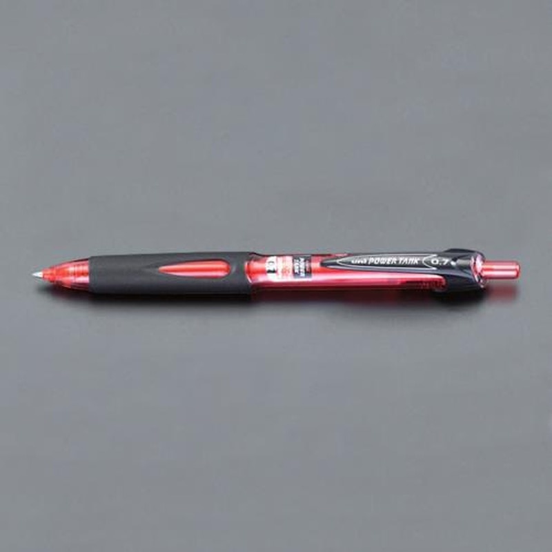 エスコ EA765MG-82 0.7mmボールペン・加圧式(赤) 1個(ご注文単位1個)【直送品】