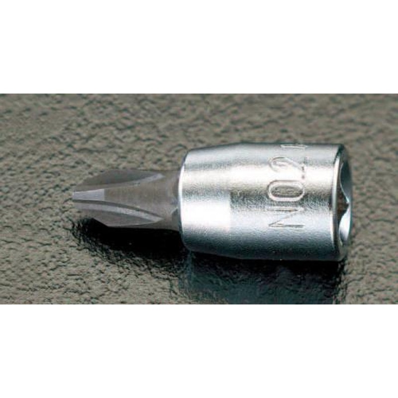 エスコ EA618AS-1 1/4”DR/#1［＋]ビットソケット 1個（ご注文単位1個）【直送品】