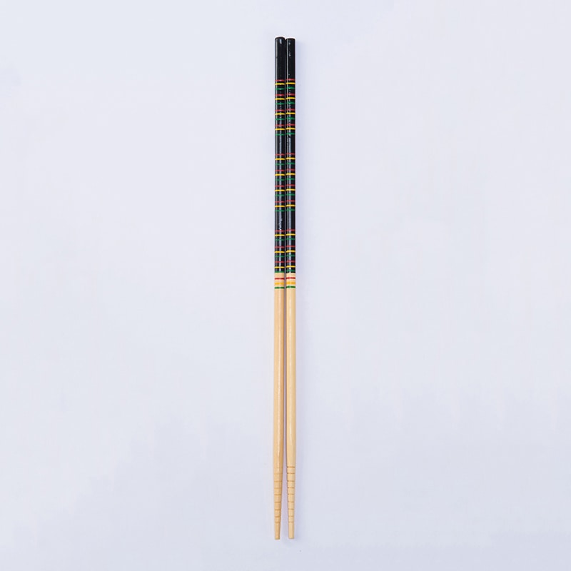 山下工芸 カブキ菜箸 小 スベリ止付 黒 27473001 1組（ご注文単位1組）【直送品】