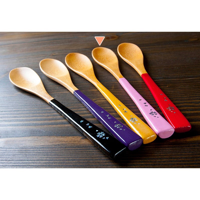 山下工芸 スプーン 花deco 大 ピンク 26017820 1本（ご注文単位1本）【直送品】