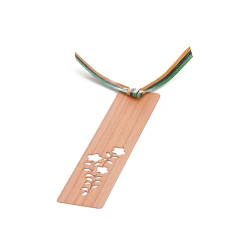 山下工芸 しおり 杉 桔梗 42040120 1枚（ご注文単位1枚）【直送品】
