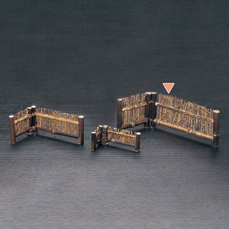 山下工芸 黒竹枝垣 大 25428000 1個（ご注文単位1個）【直送品】