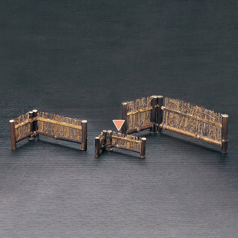 山下工芸 黒竹枝垣 ミニ 25453000 1個（ご注文単位1個）【直送品】