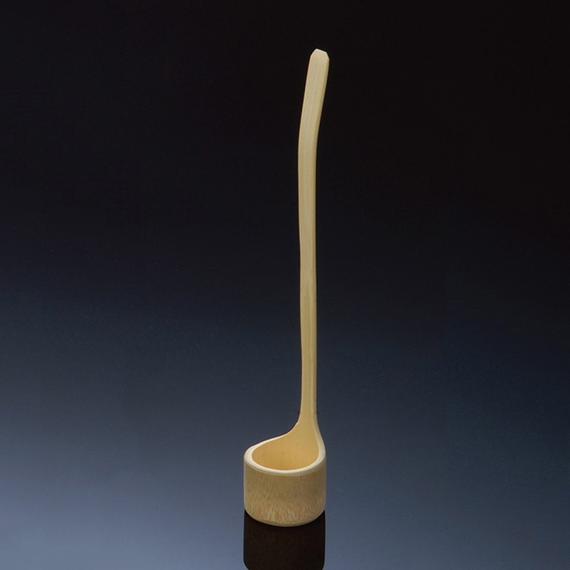 山下工芸 ロクロ縦ヒシャク 曲 中 B 26012600 1個（ご注文単位1個）【直送品】