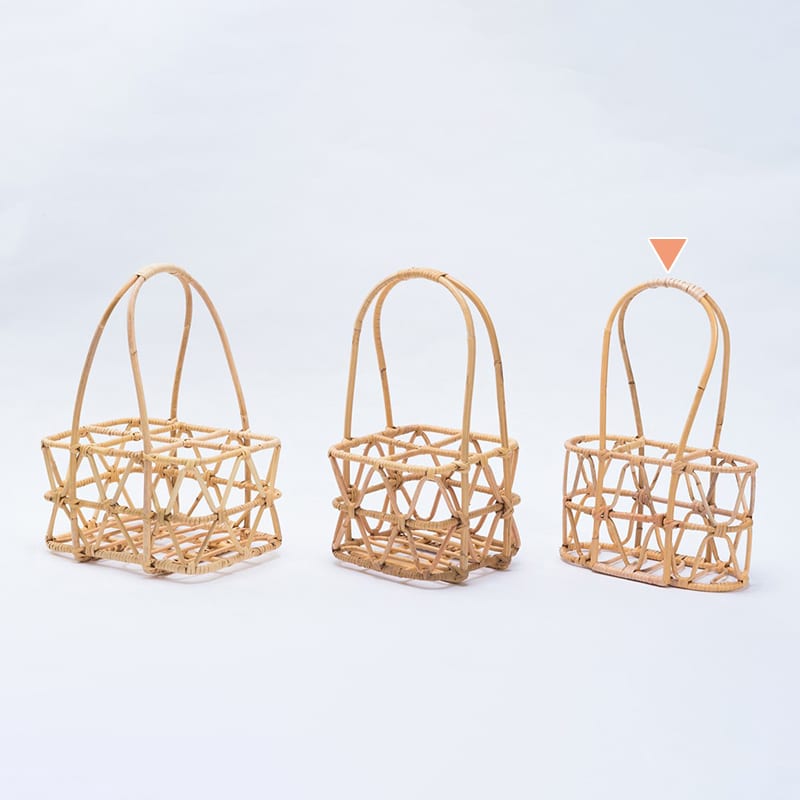 山下工芸 籐ビール運び 3本用 33109000 1個(ご注文単位1個)【直送品】