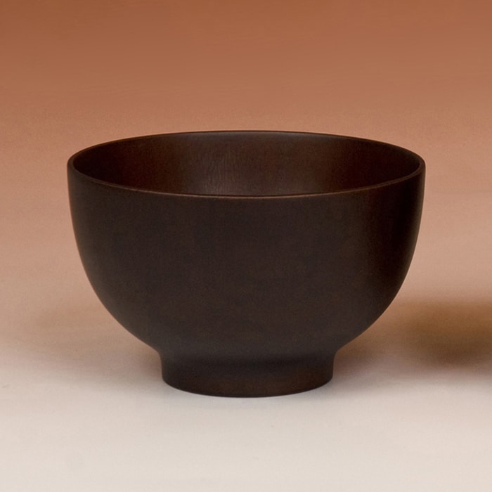 山下工芸 大和スマート椀 焦げ茶 41011060 1個（ご注文単位1個）【直送品】