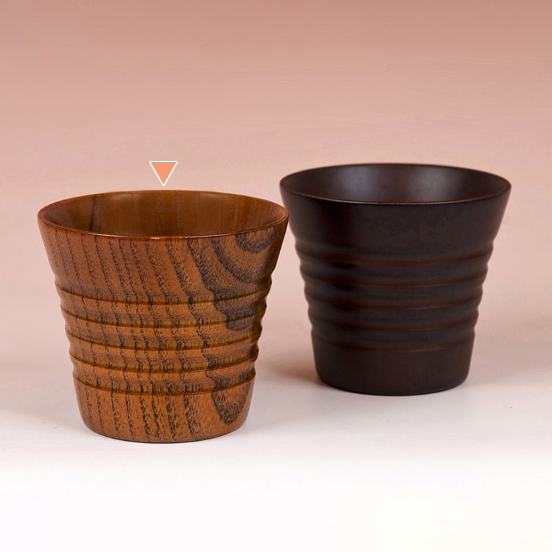 山下工芸 木製ラインカップ 目摺 41011530 1個（ご注文単位1個）【直送品】