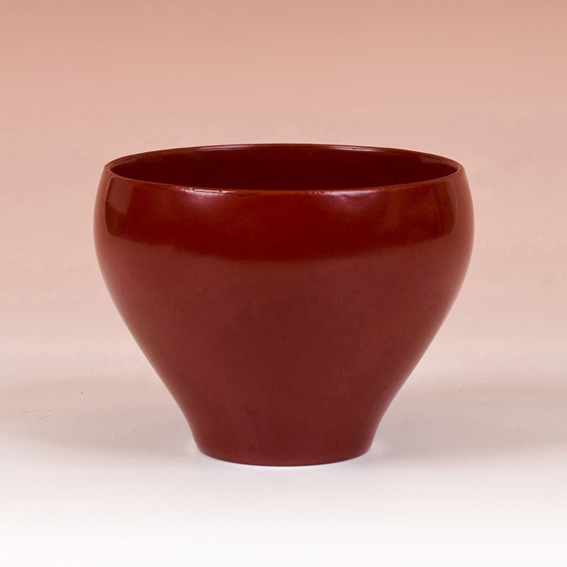 山下工芸 デザートカップ 本朱 41011700 1個（ご注文単位1個）【直送品】