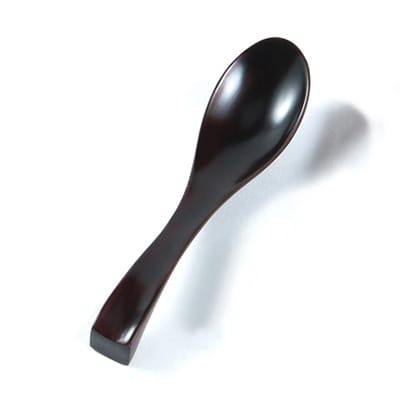 山下工芸 溜塗レンゲ 手塗 26020790 1本（ご注文単位1本）【直送品】