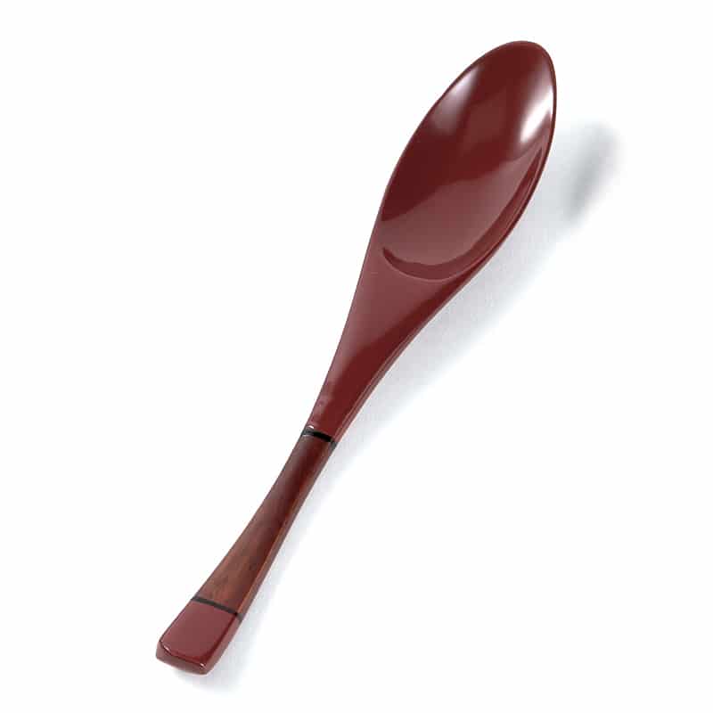 山下工芸 雅ロングスプーン 朱 26020940 1本（ご注文単位1本）【直送品】