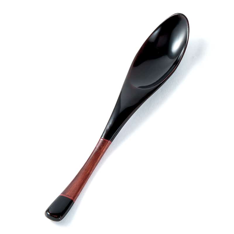 山下工芸 雅ロングスプーン 溜 26020950 1本（ご注文単位1本）【直送品】