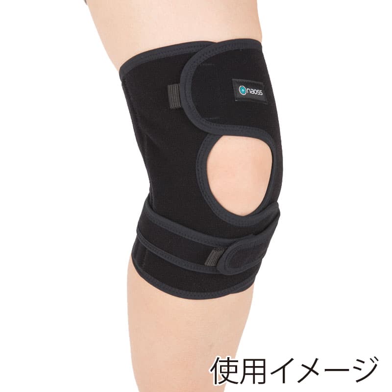 丸光産業 ニーレスキュー オープン ブラック M 130905 1枚（ご注文単位1枚）【直送品】
