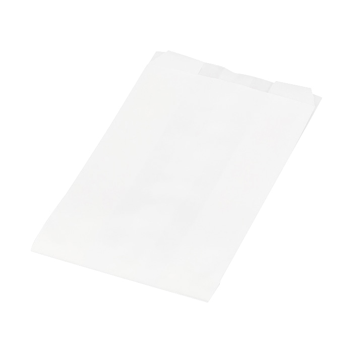 水野産業 耐油紙ガゼット袋 白 小 187836 500個/束(ご注文単位6束)【直送品】