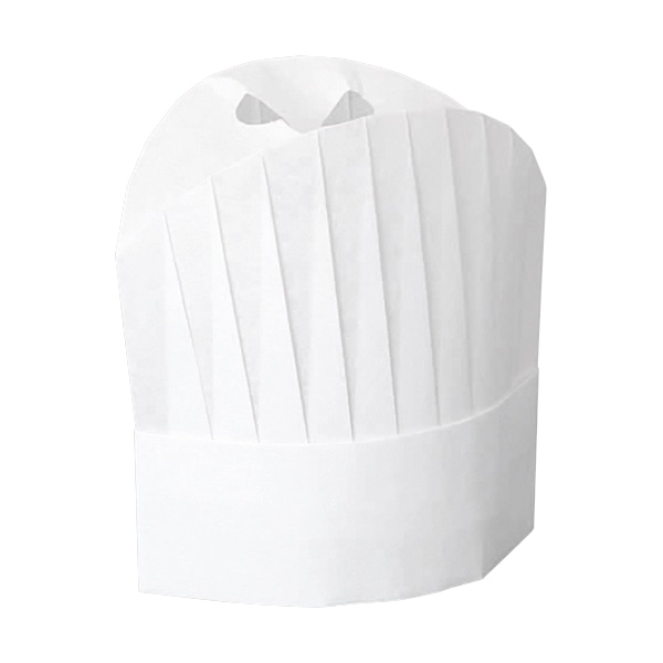 水野産業 オーバルシェフハット 250　BLOS-250 187905 60個/束（ご注文単位4束）【直送品】