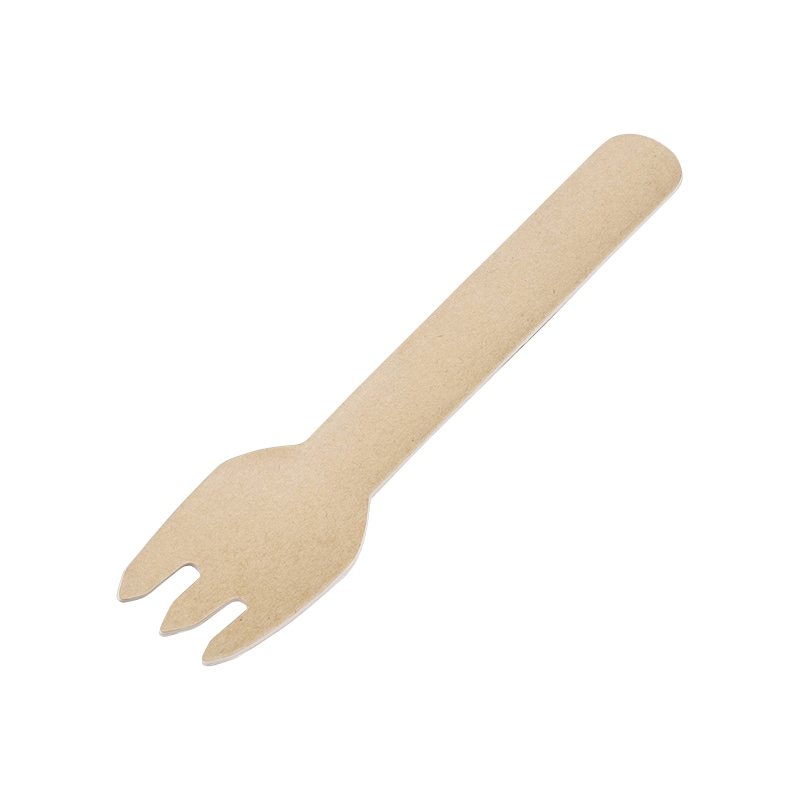 水野産業 紙フォーク133　クラフト　バラ  00389 100個/束（ご注文単位40束）【直送品】