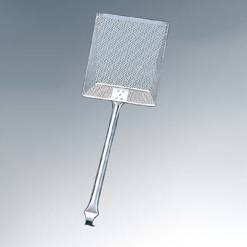 UK 18-8 パンチング カス揚 L パイプハンドル 180×225 1個(ご注文単位1個)【直送品】