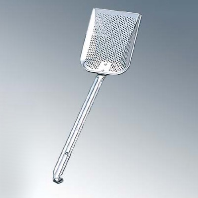 >UK 18-8 パンチング カス揚 S 板ハンドル 1個(ご注文単位1個)【直送品】