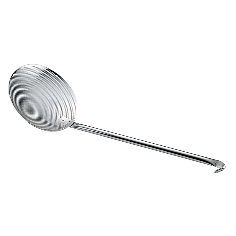 UK 18-8 パンチング 丸型カス揚(パイプハンドル)23cm 1個(ご注文単位1個)【直送品】